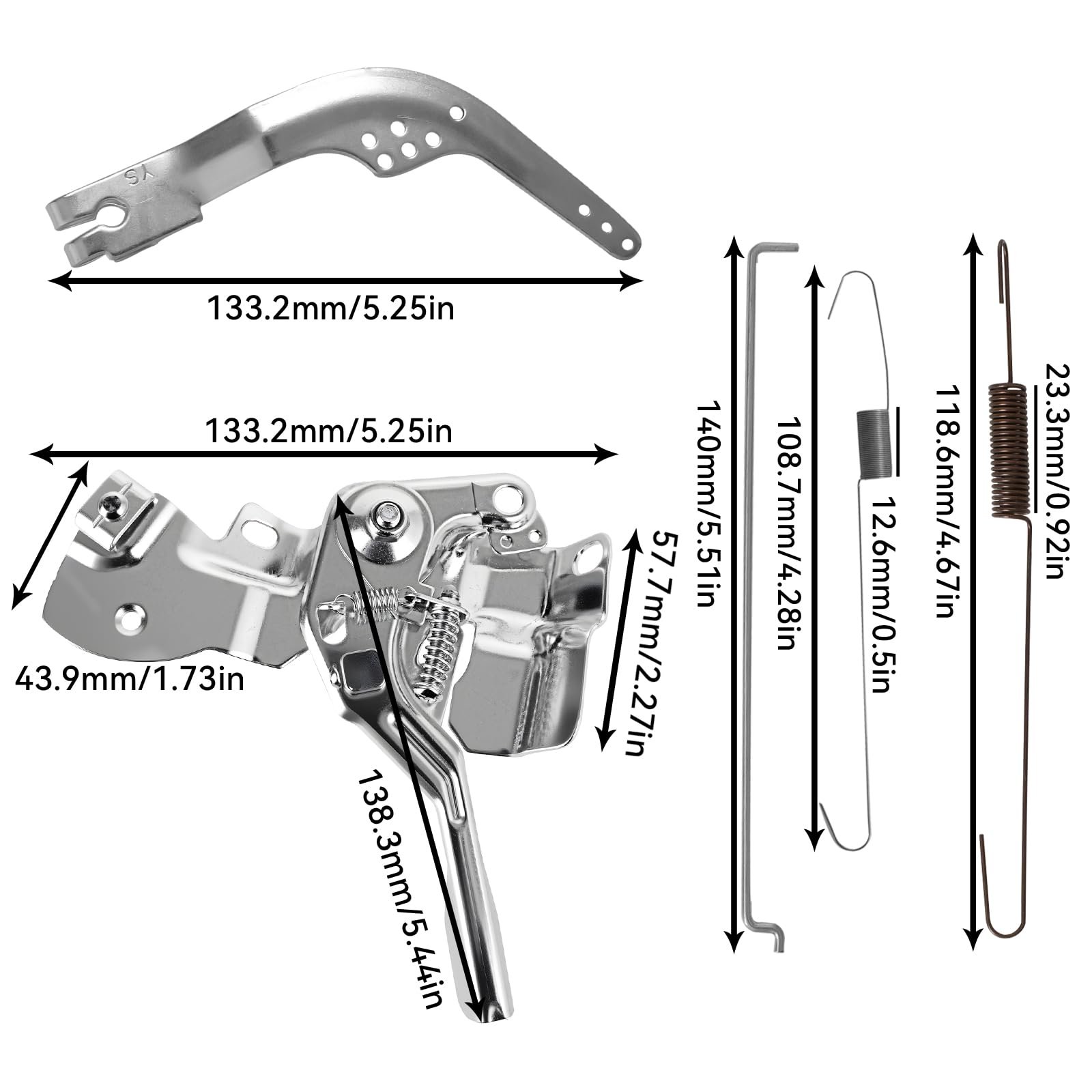 Throttle Control Assembly Kit for Predator 212, Hon da GX160 GX200 212cc 196cc GX140 GX120 Engines - Mini Bike Go Kart Throttle Part for Cole Man Ba ja Ct200u - Image 2